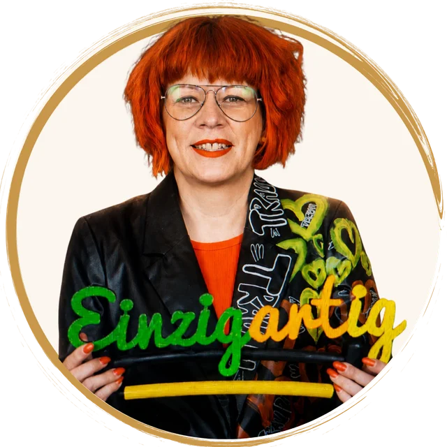 Elke Wiedergut, Porträt im goldenen Kreis